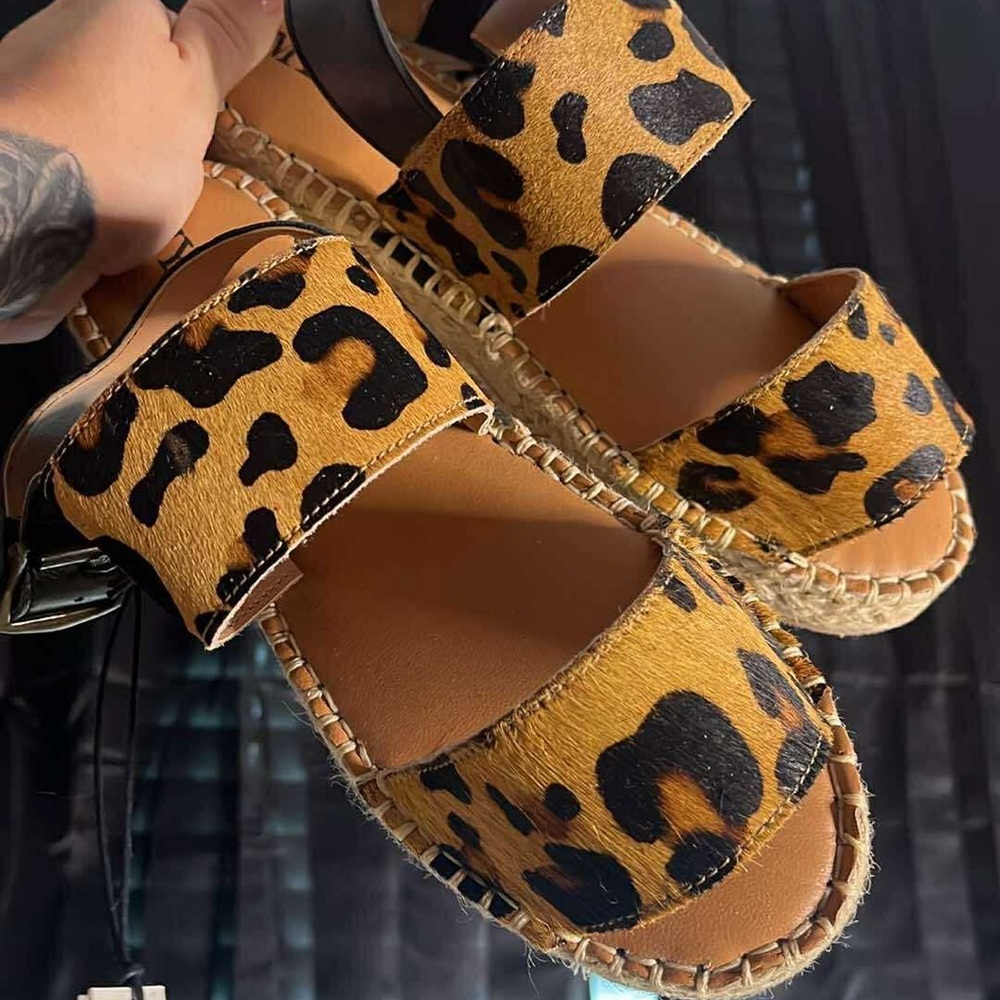 Leopard Print Women's Sandals